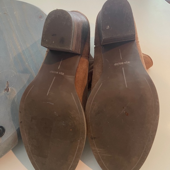 Dolce Vita 9 1/2 Brown Suede Booties - Picture 3 of 4